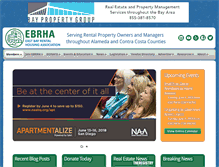 Tablet Screenshot of ebrha.com